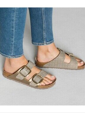 Birkenstock Arizona Big Buckle Ceramic Pattern Blue 37 7 7.5